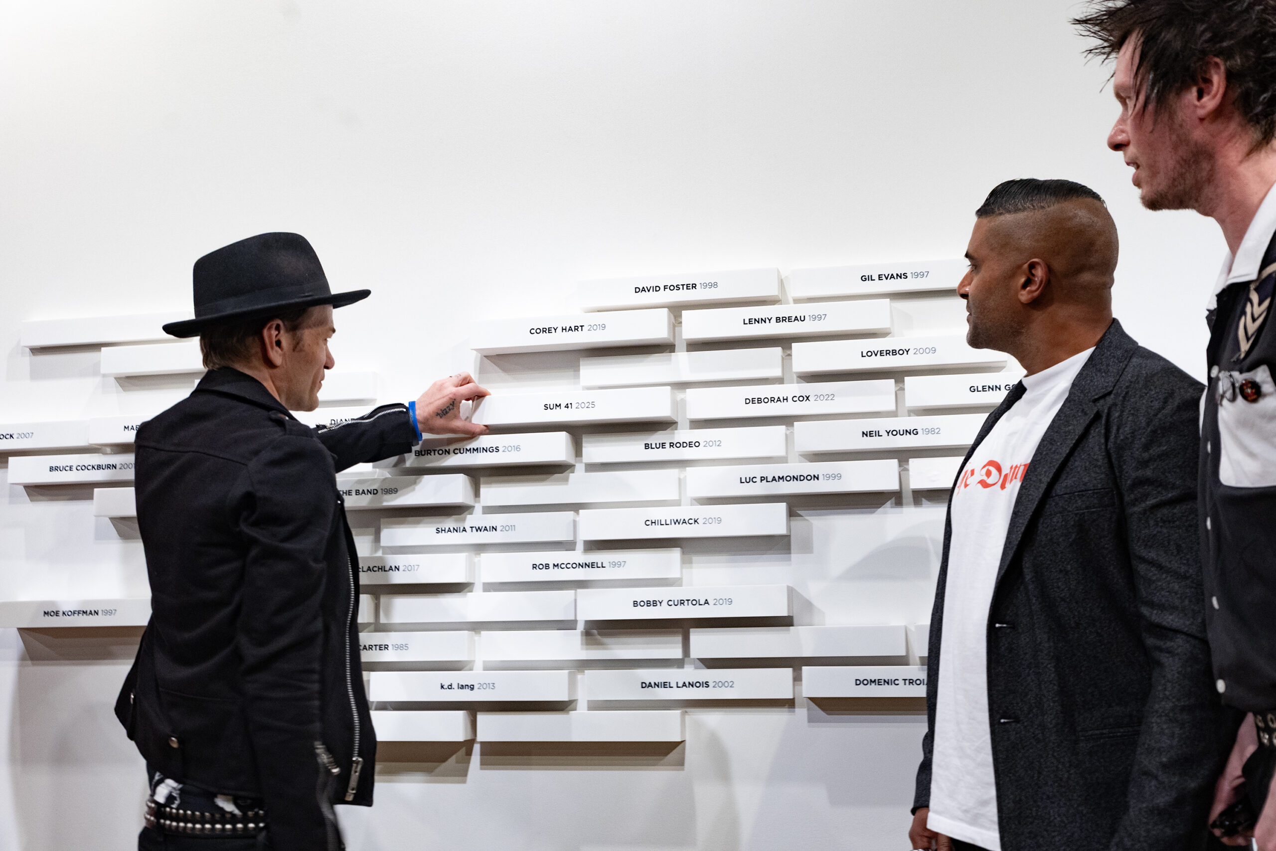 Sum 41_Canadian Music Hall of Fame Ceremony__Plaque Ceremony_National Music Centre_May_15_2025_Photo Credit_CARAS_Jarrett Edmund_02