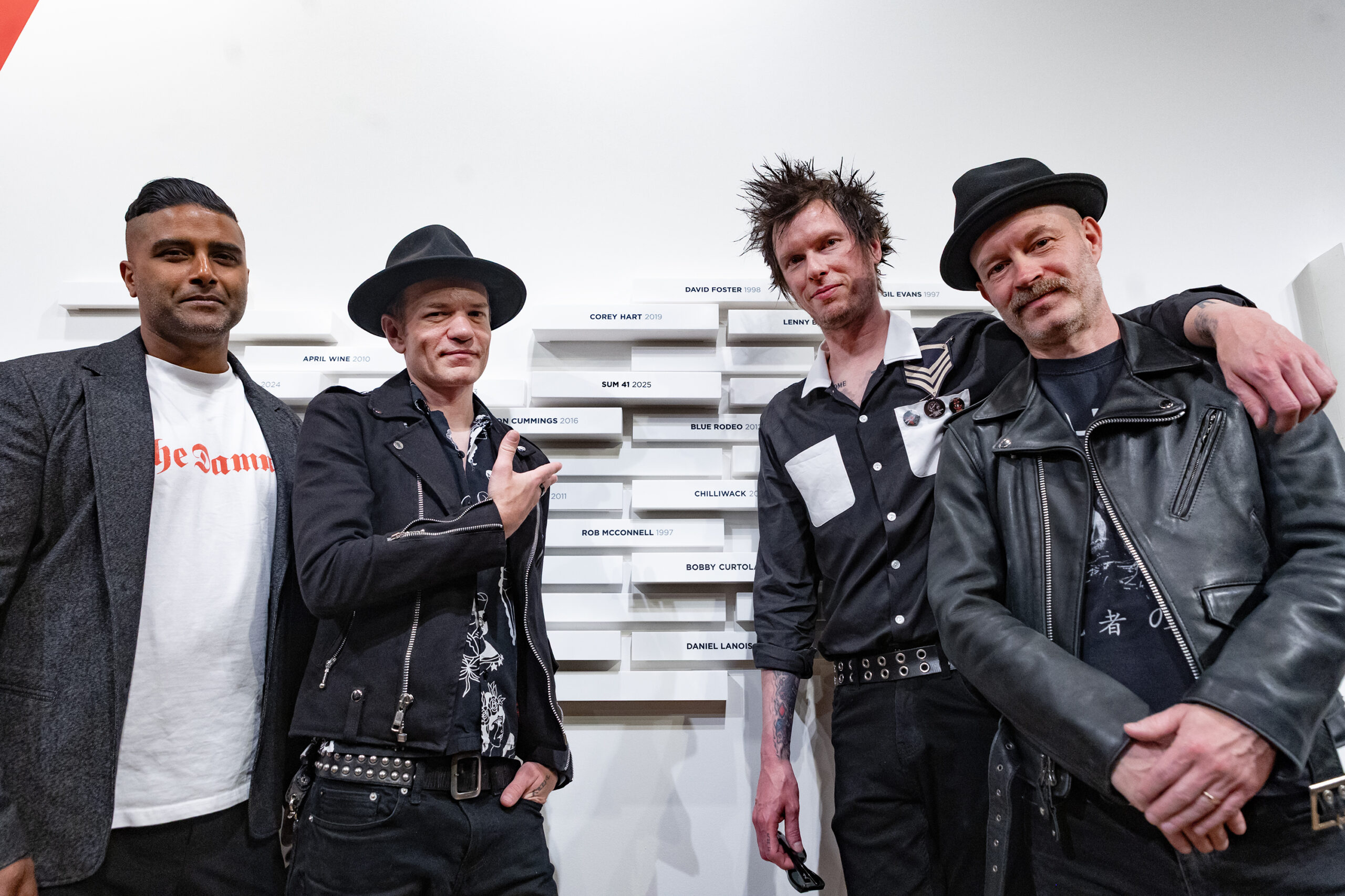Sum 41_Canadian Music Hall of Fame Ceremony__Plaque Ceremony_National Music Centre_May_15_2025_Photo Credit_CARAS_Jarrett Edmund_05